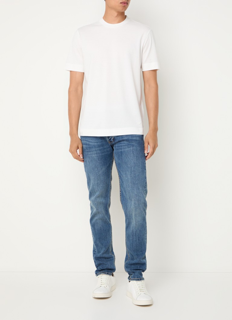 Tricou texturat Emporio Armani