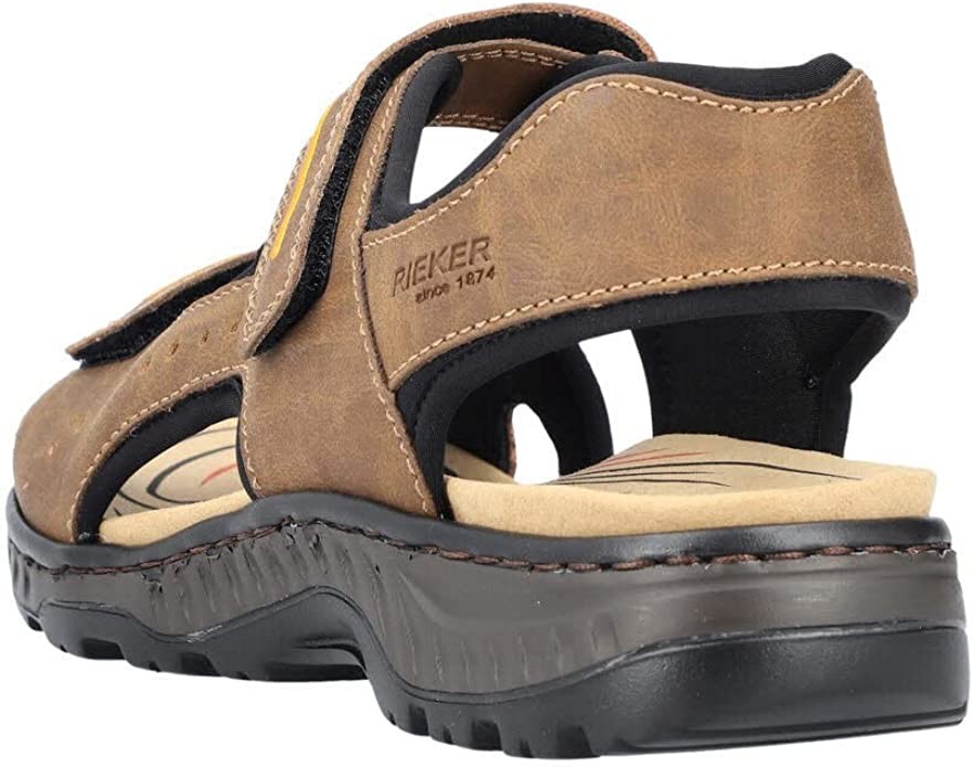 RIEKER Sportliche Sandalen braun FSK Herren Sandalen