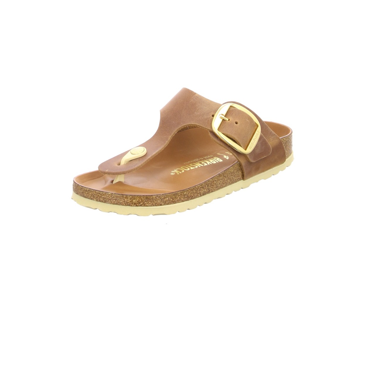 BIRKENSTOCK Komfort Sandalen braun Gizeh Big Buckle