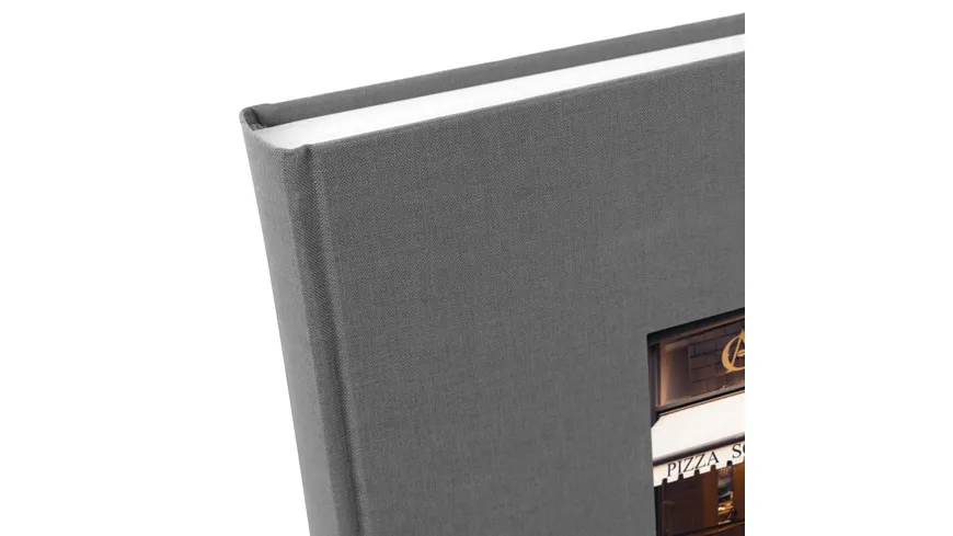 goldbuch Fotoalbum Bella Vista grau 30x31 cm mit 60 weiße Seiten