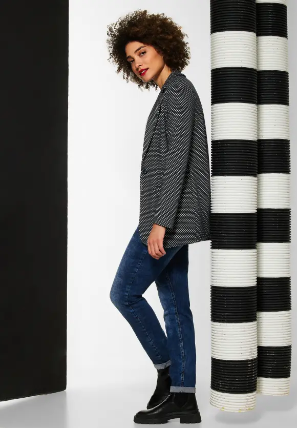 Street One Longblazer mit Minimalprint
