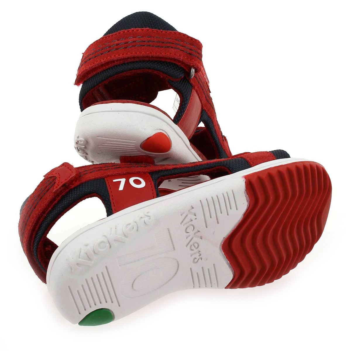 Kickers  PLANE - Rouge Marine