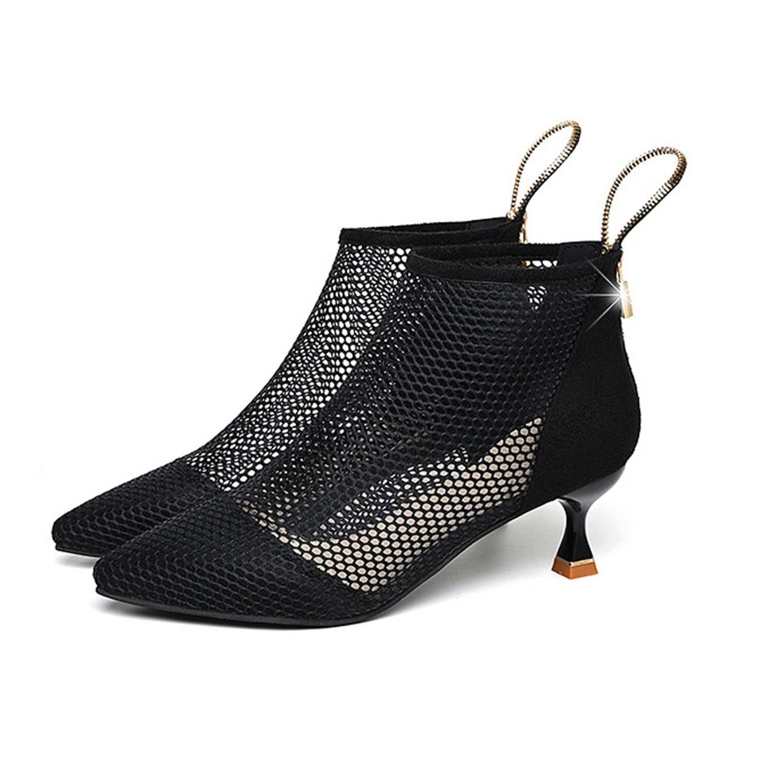 Daisred High Heels Tanzstiefel Stiefeletten Schaftsandalen Tanzschuhe Pumps