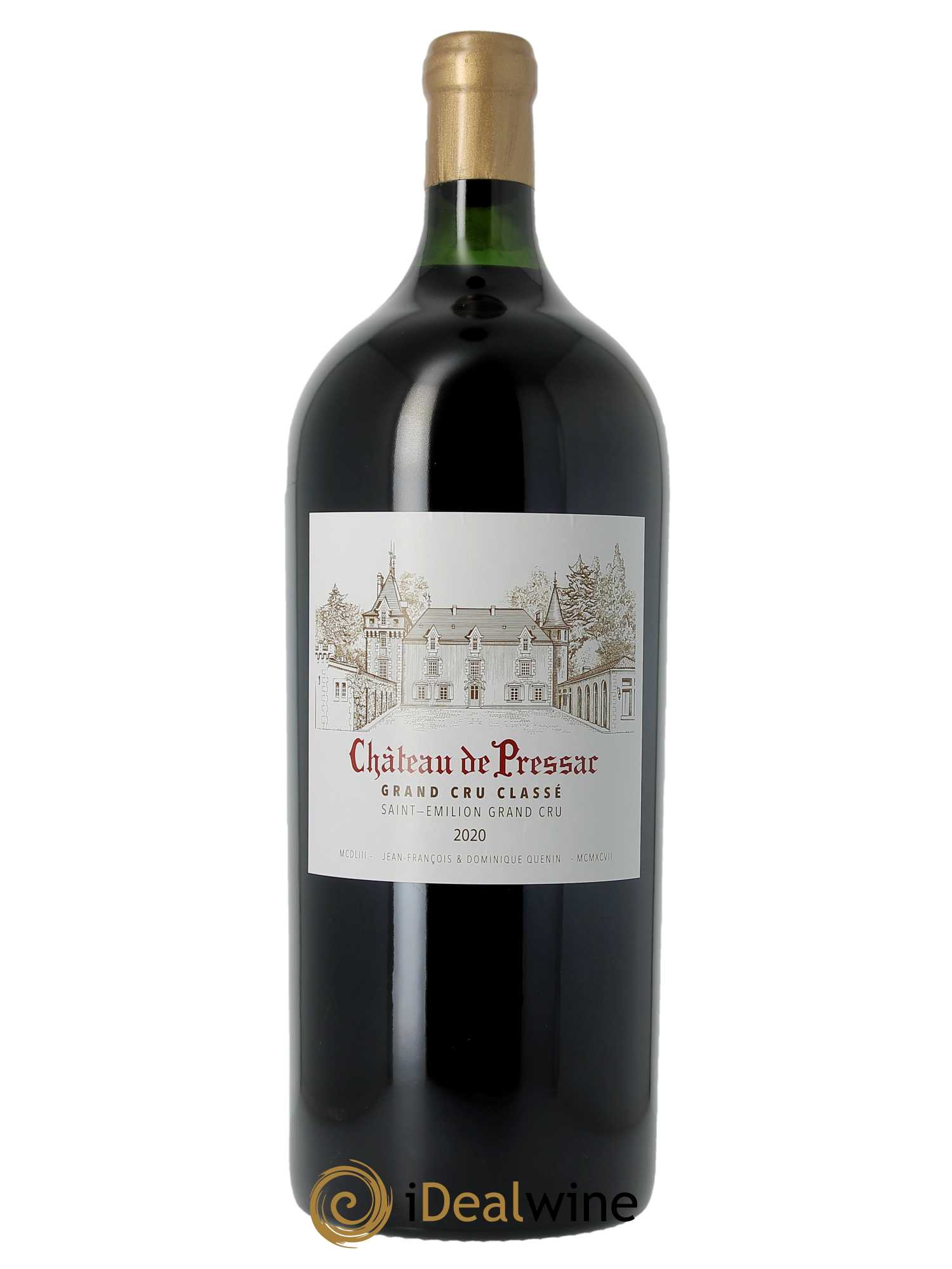 Château de Pressac Grand Cru Classé  2020 - Lot de 1 Impériale