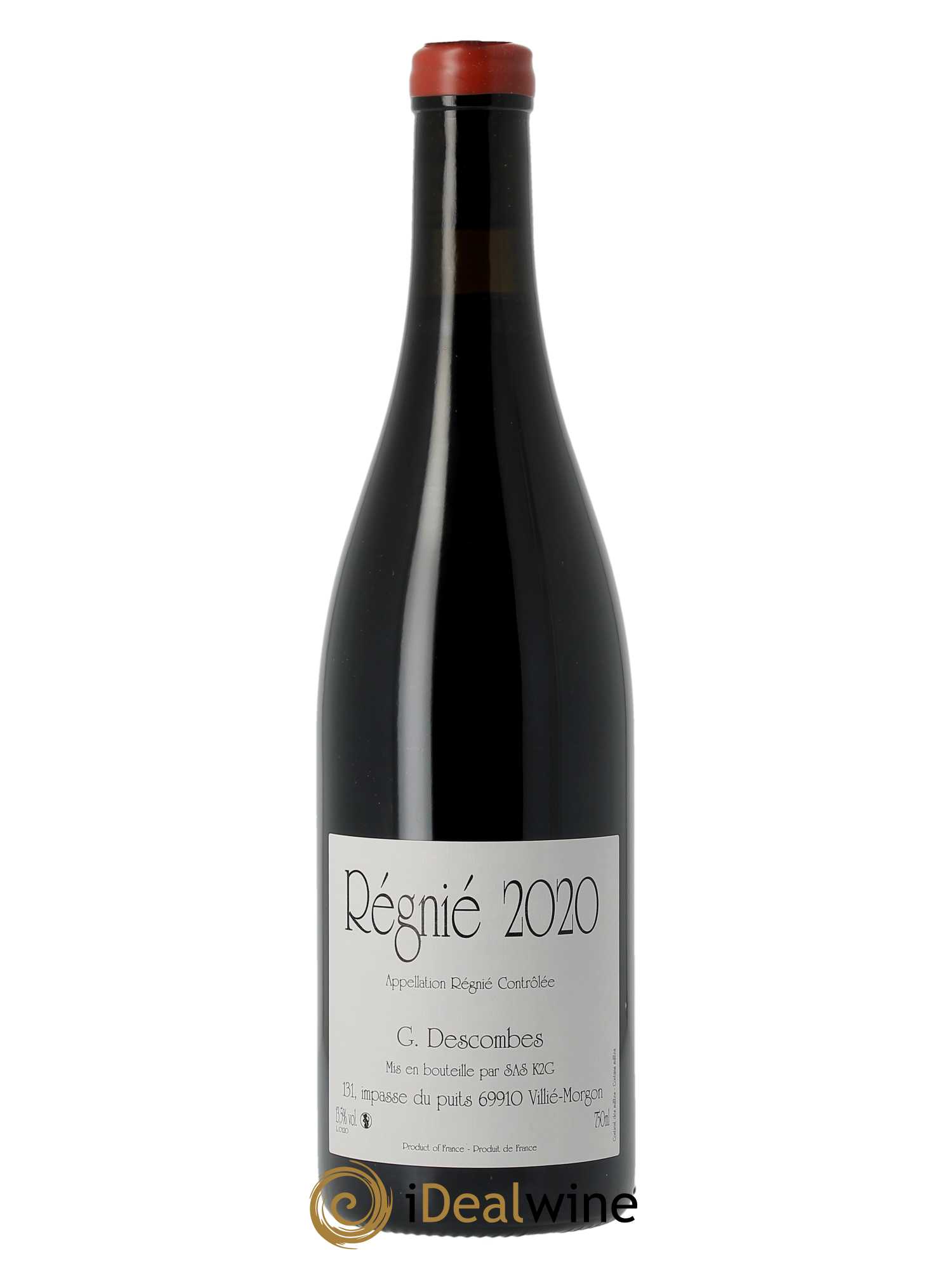 Regnié Vieilles Vignes Georges Descombes (Domaine)  2020 - Lot de 1 Bouteille