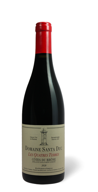 Rhône Domaine Santa Duc Les Quatre Terres Côtes du Rhône  2020  75 cl - Rouge