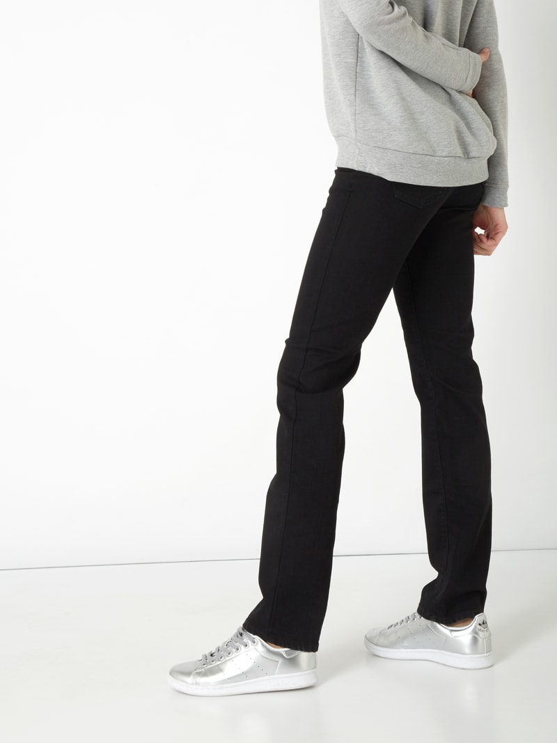 Jeans mit 5-Pocket-Design Modell 'DOLLY' in schwarz