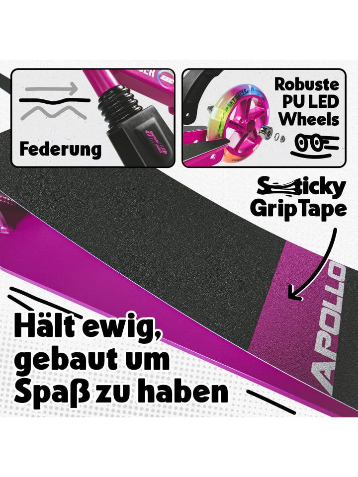 Apollo LED City Roller mit Federung 