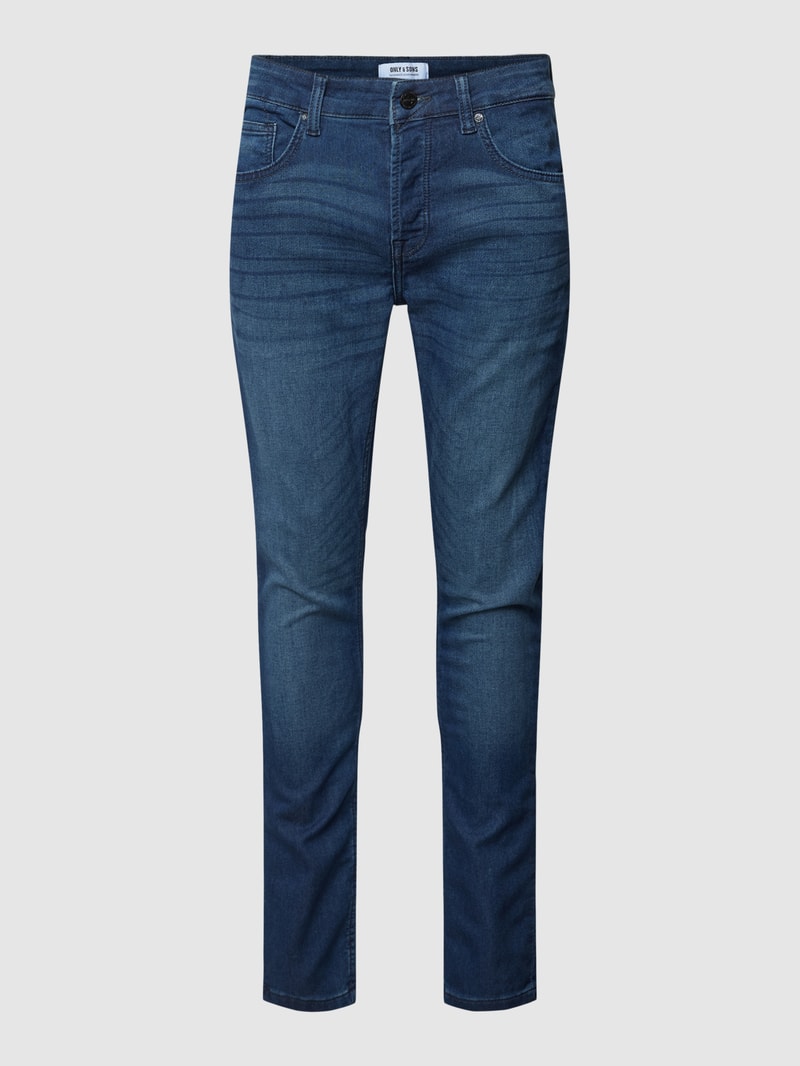 Jeans im 5-Pocket-Design Modell 'LOOM' in jeans