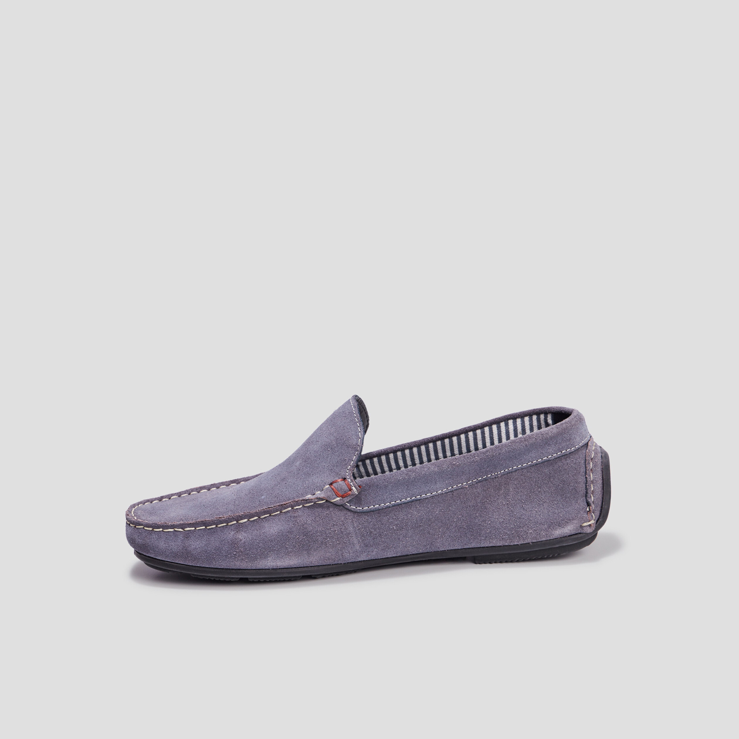Mocassins en cuir bleu homme | La Halle