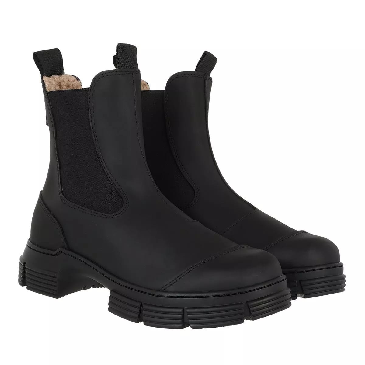 GANNI Stiefeletten schwarz Stiefelette