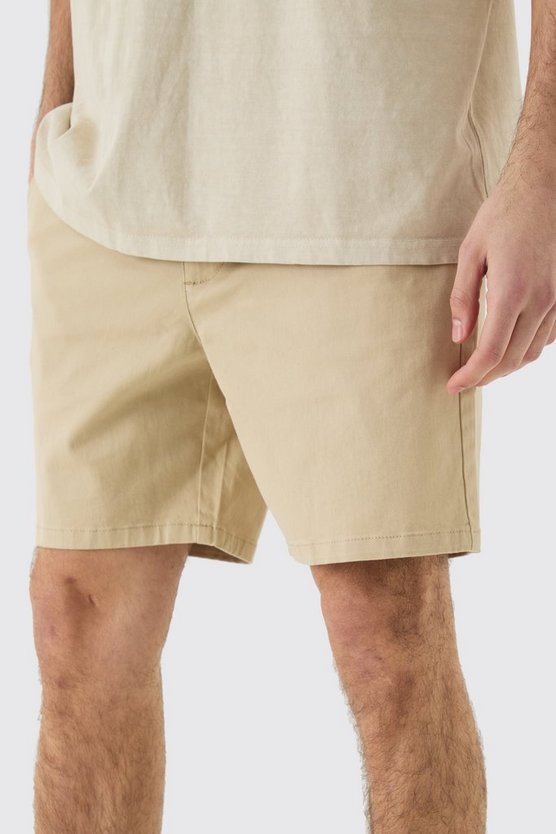 Slim-Fit Chino-Shorts