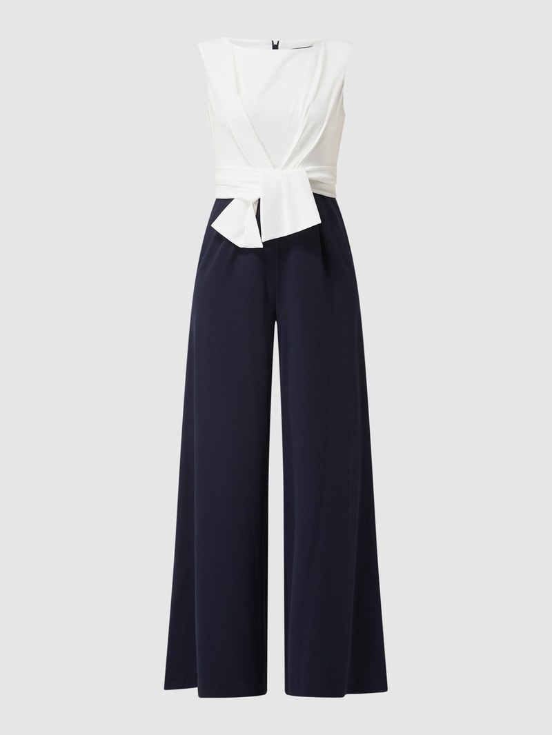 Jumpsuit mit Stretch-Anteil in marineblau