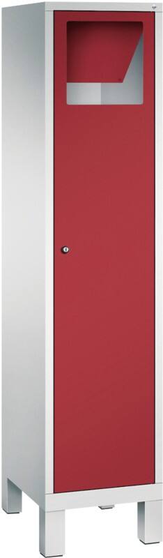 C P S 3000 Evolo Metall Schließfach 1 Türen Zylinderschloss 420 x 500 x 1.850 mm Lichtgrau 48070-210 S10010