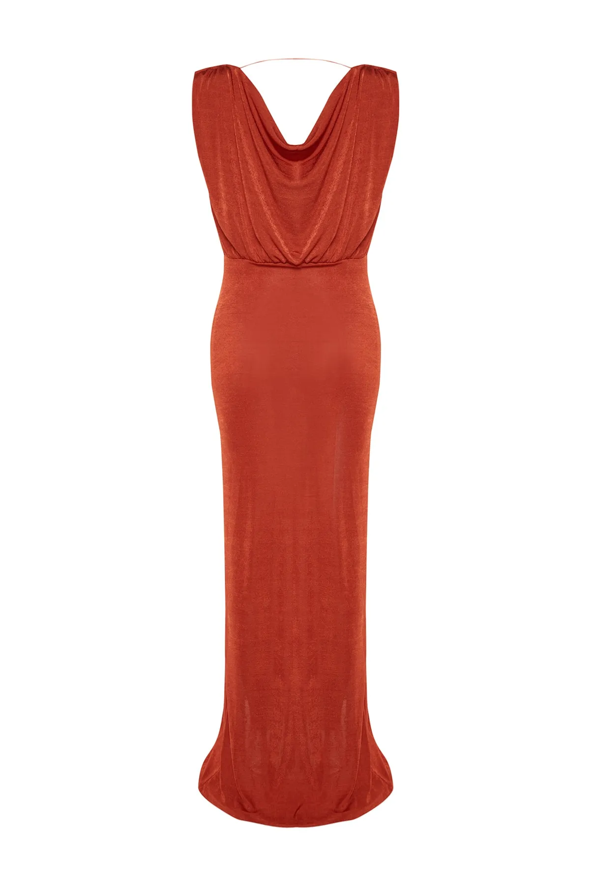Trendyol Collection  Langes Abendkleid aus Kachelstrick TPRSS23AE00048