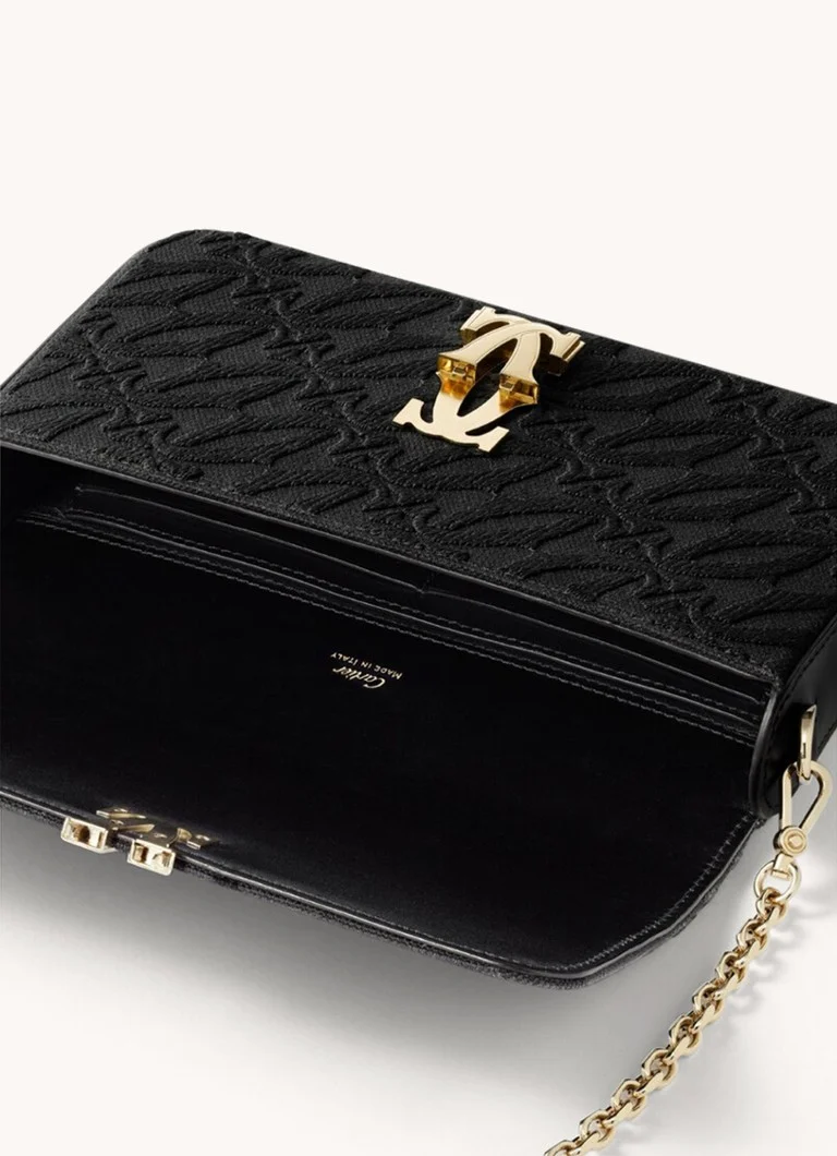 Cartier C de Cartier Mini calfskin shoulder bag CRL1002500