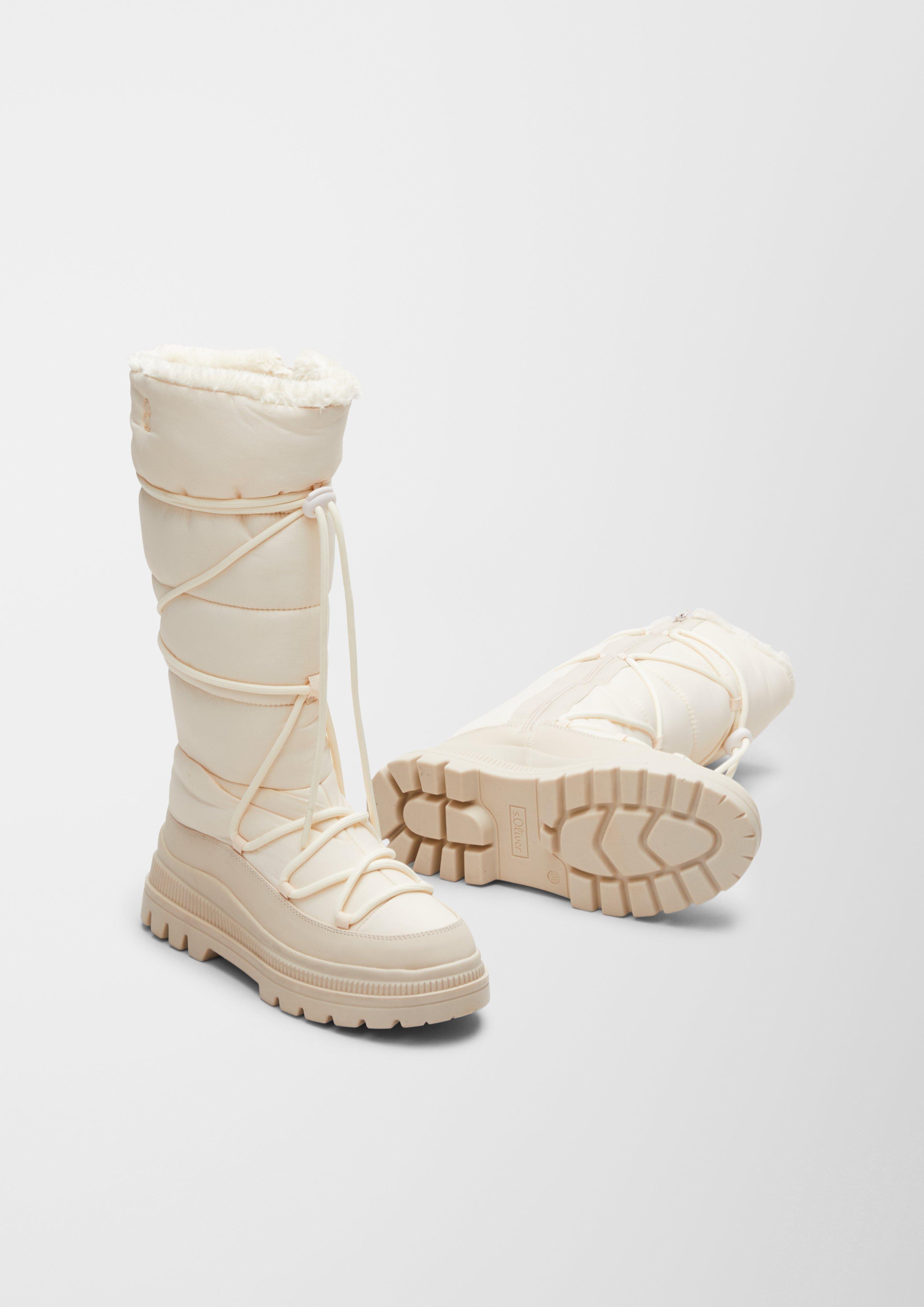 Gefütterte Stiefel mit Steppung  6006621-462