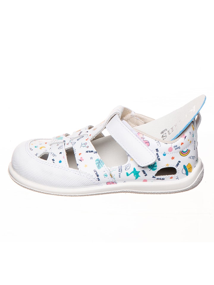kmins Leder-Barfußschuhe in Weiß/ Bunt günstig kaufen