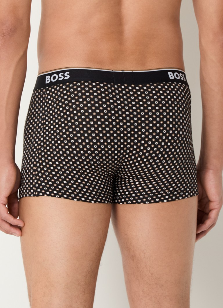 Boxerky HUGO BOSS s logom v páse, balenie 3 kusov