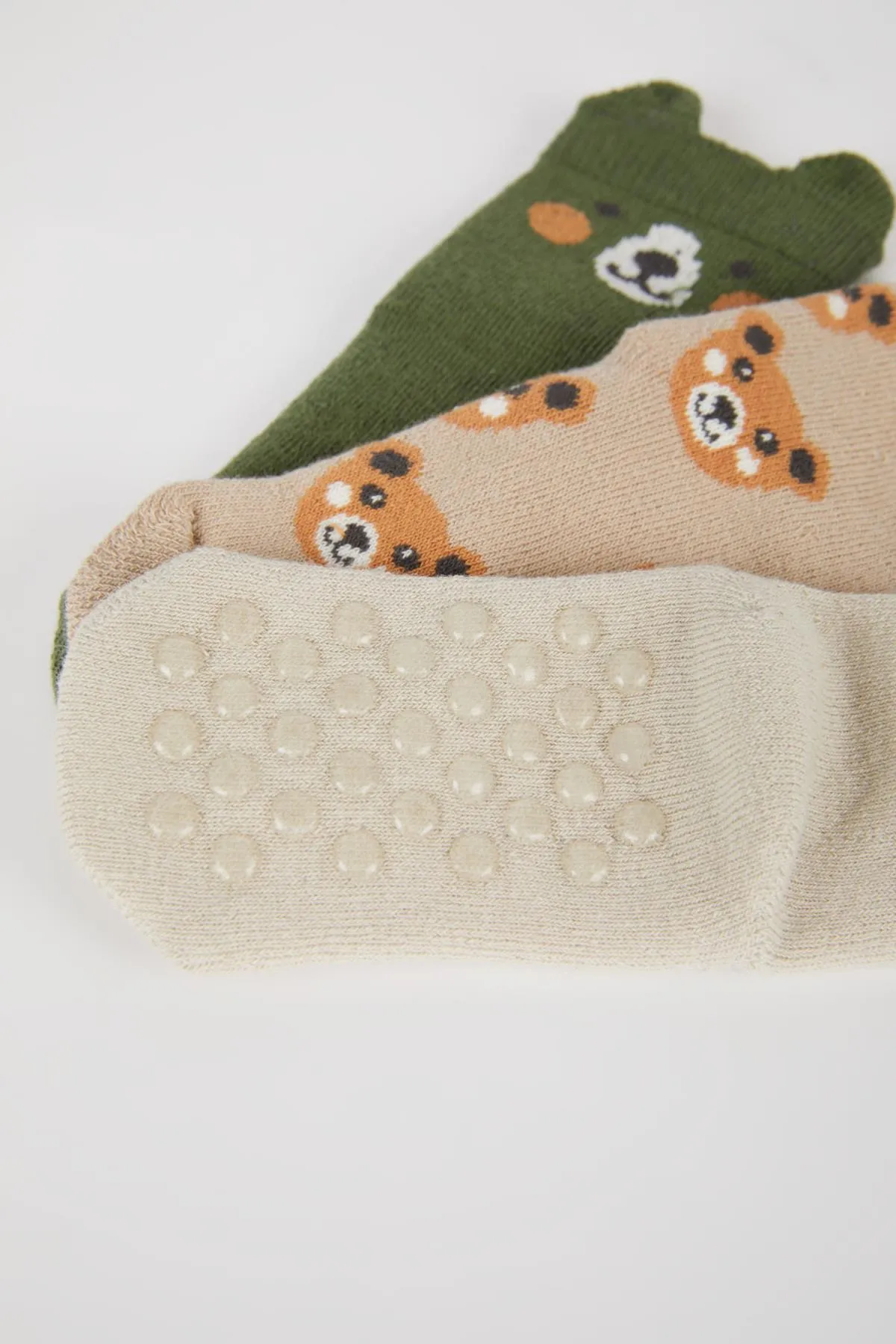 DeFacto  Lange Baumwollsocken mit rutschfester Sohle für Babys (Jungen) B1420a5ns