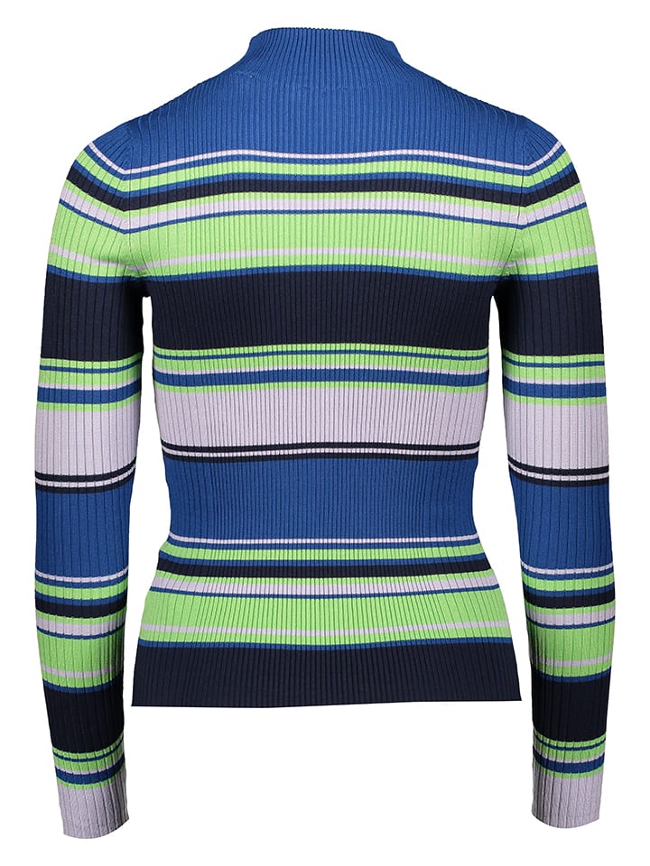 ESPRIT Pullover in Blau/ Grün günstig kaufen