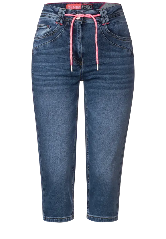 CECIL Slim Fit Jeans Caprihose