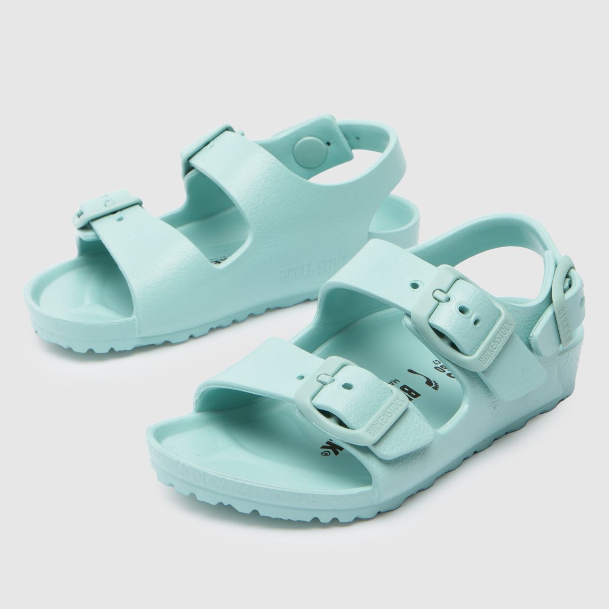 BIRKENSTOCK ljusgröna milano eva småbarnssandaler