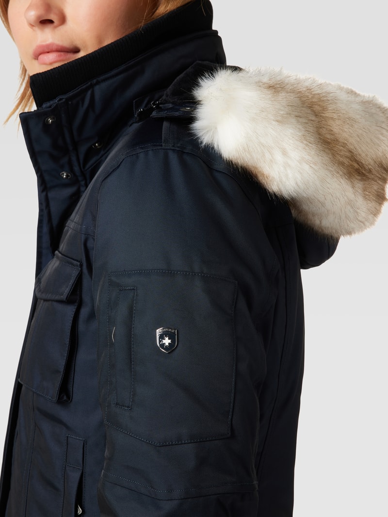 Funktionsjacke mit Label-Patch Modell 'Schneezauber' in dunkelblau