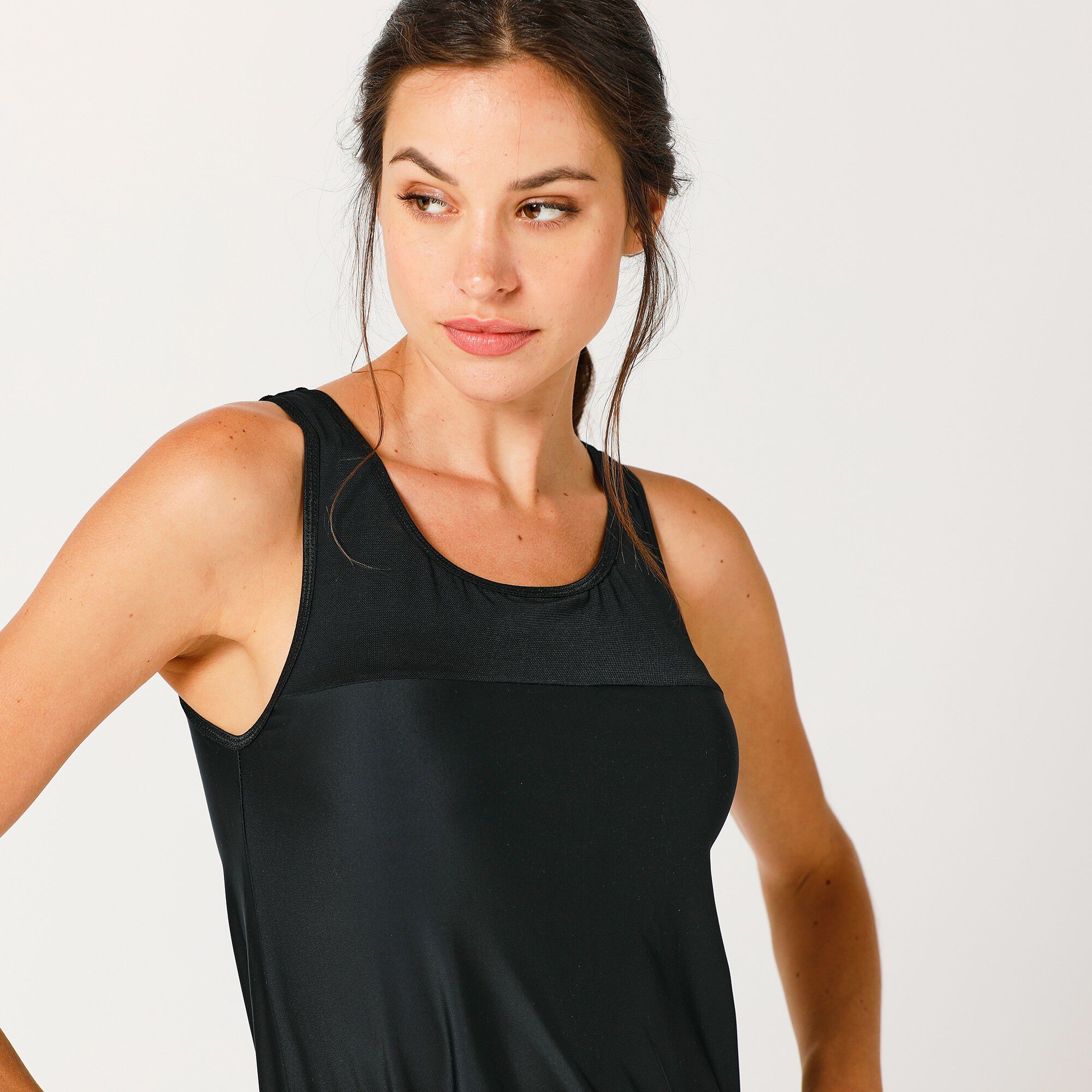 Top sport avec tulle