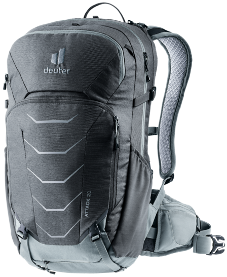 deuter Attack 20 | Fahrradrucksack mit modernem Protektor