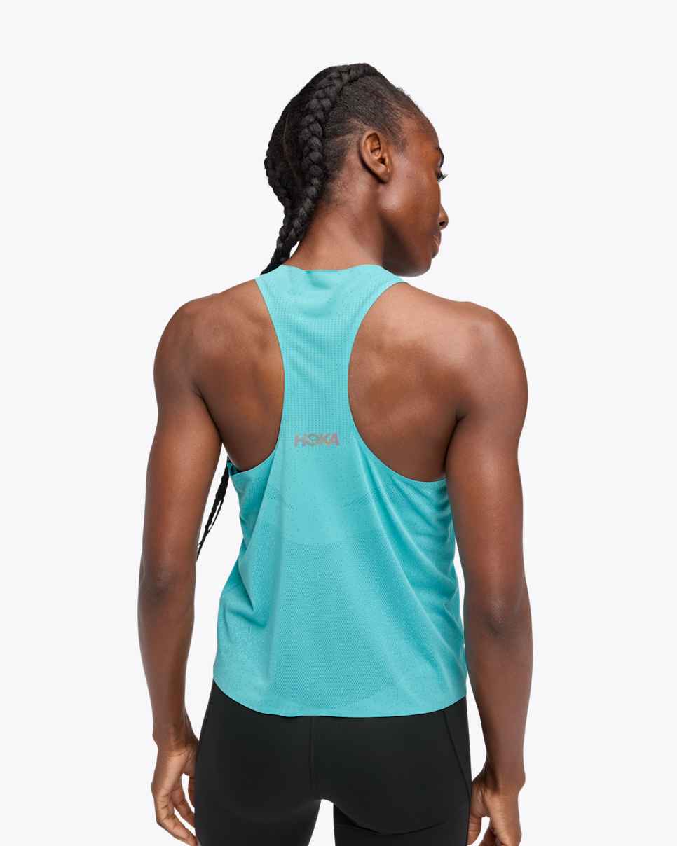 Race Day Singlet Cielo Blue