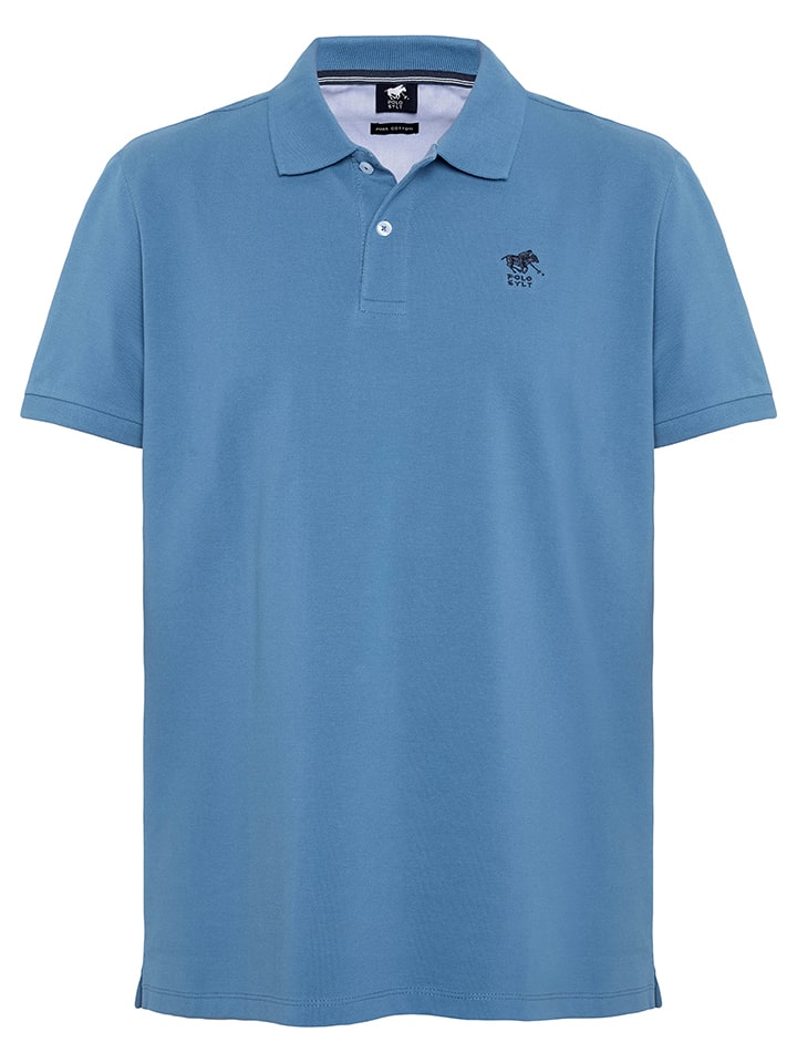 Polo Sylt Poloshirt in Blau günstig kaufen