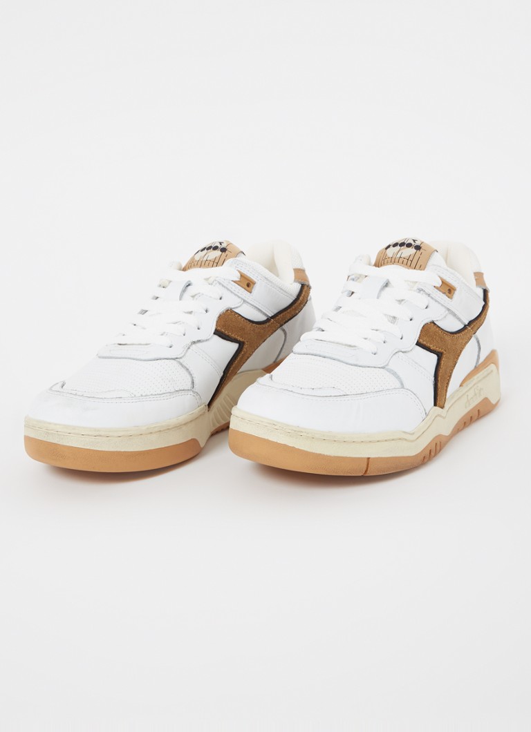 Sneakersy Diadora B560 z detalami ze zamszu