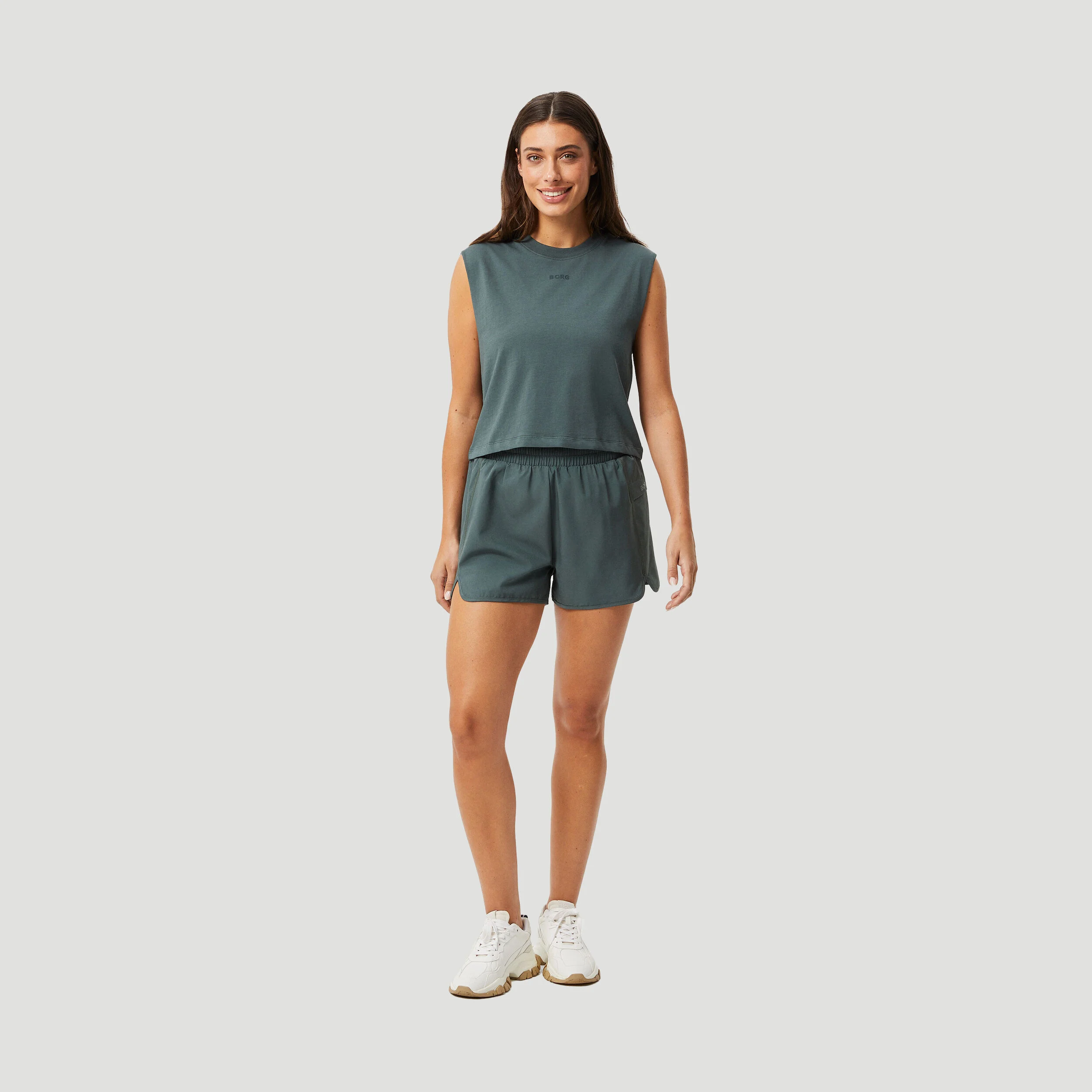 Training Tank-Top Damen - Dunkelgrün
