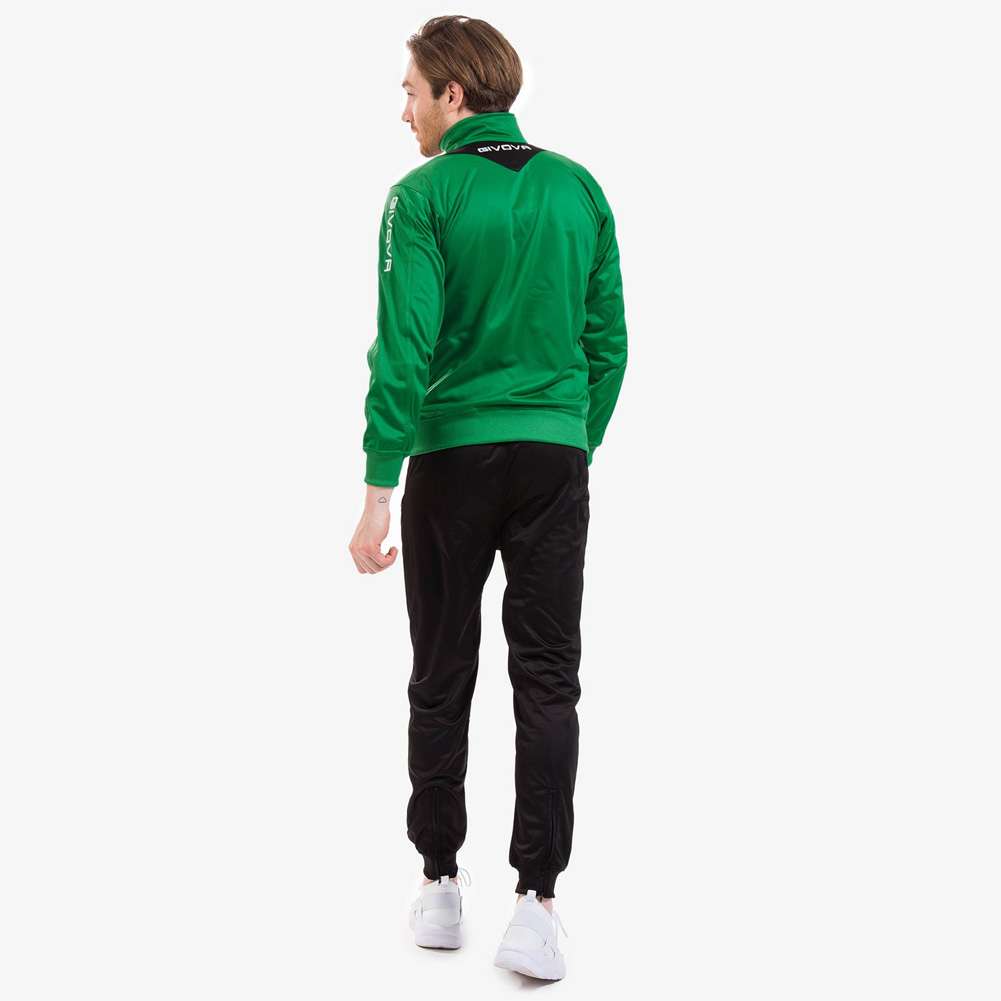 Givova Tuta Visa Trainingsanzug grün/schwarz