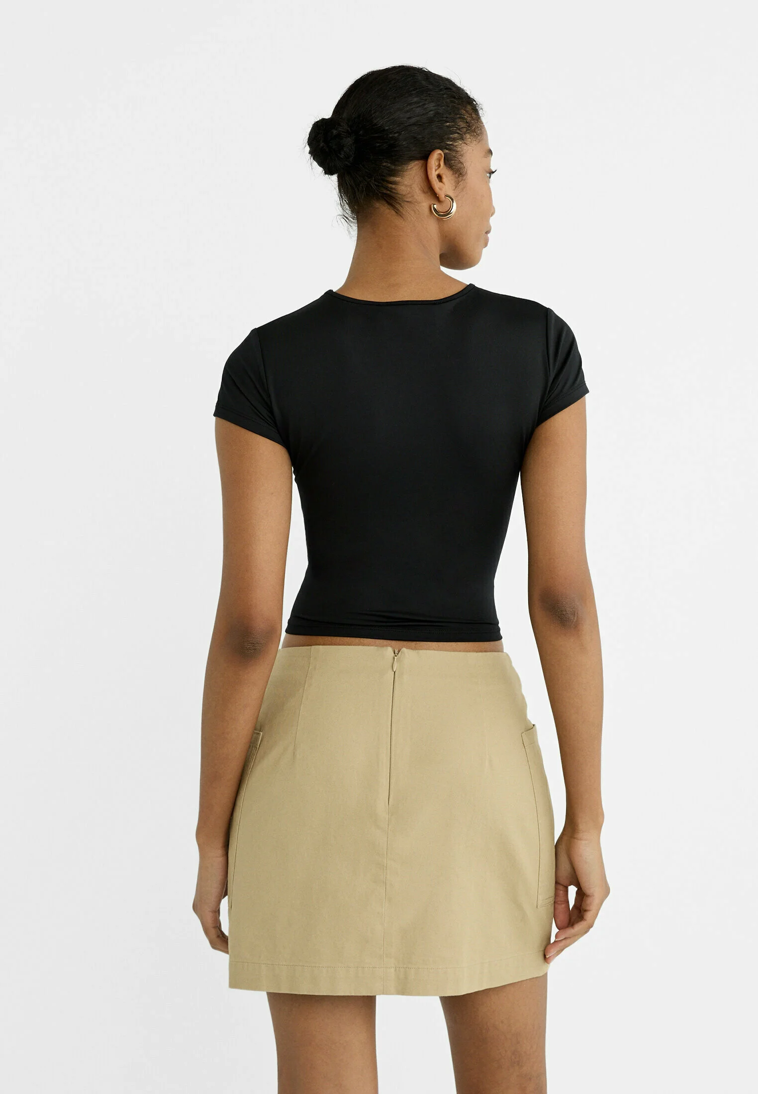 Falda acampanada de Stradivarius