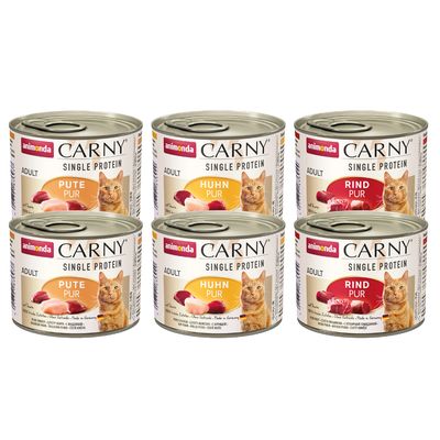 Probierpaket Animonda Carny Single Protein Adult Mix