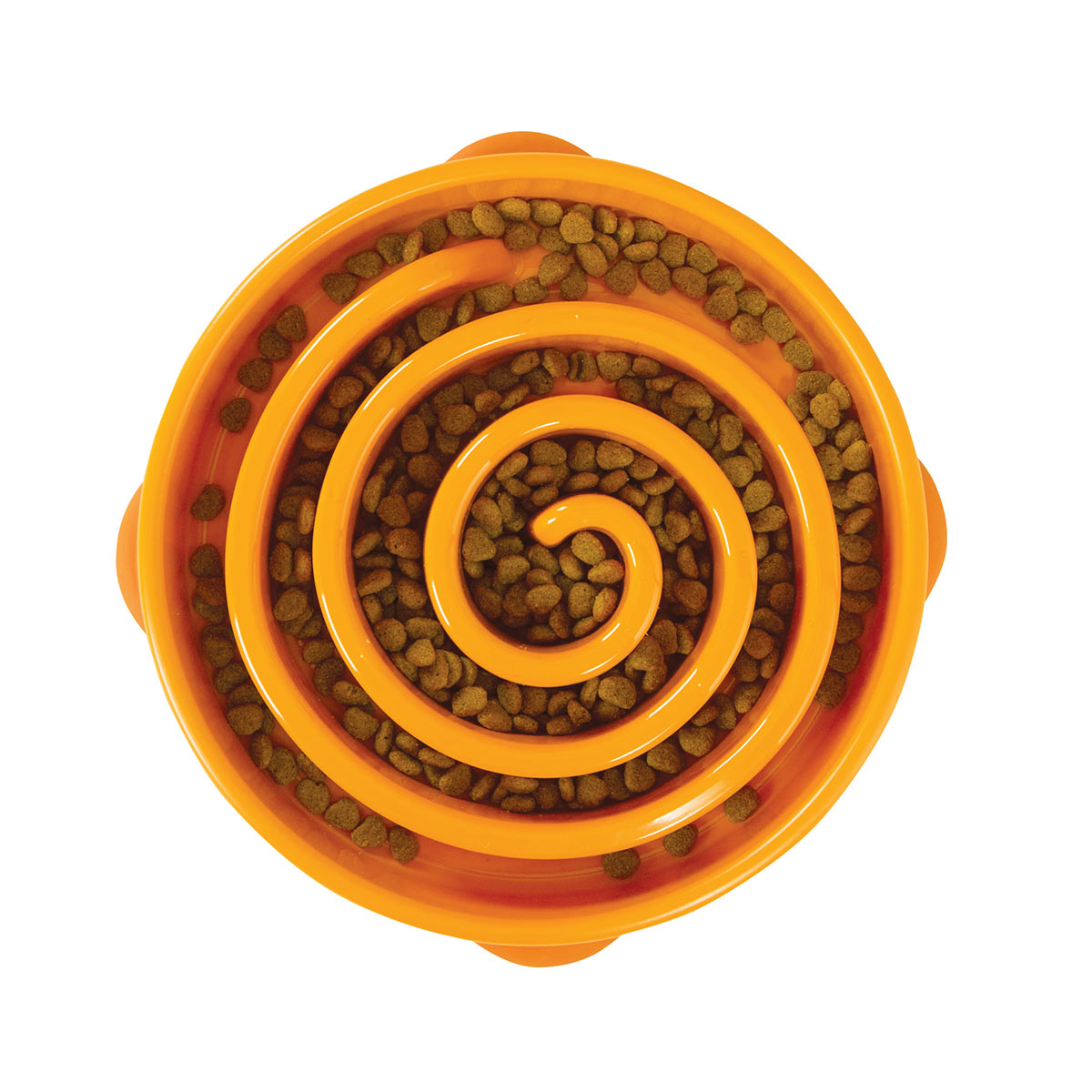 Fun Feeder Slo Bowl Anti Schling Swirl Orange kaufen bei ZooRoyal