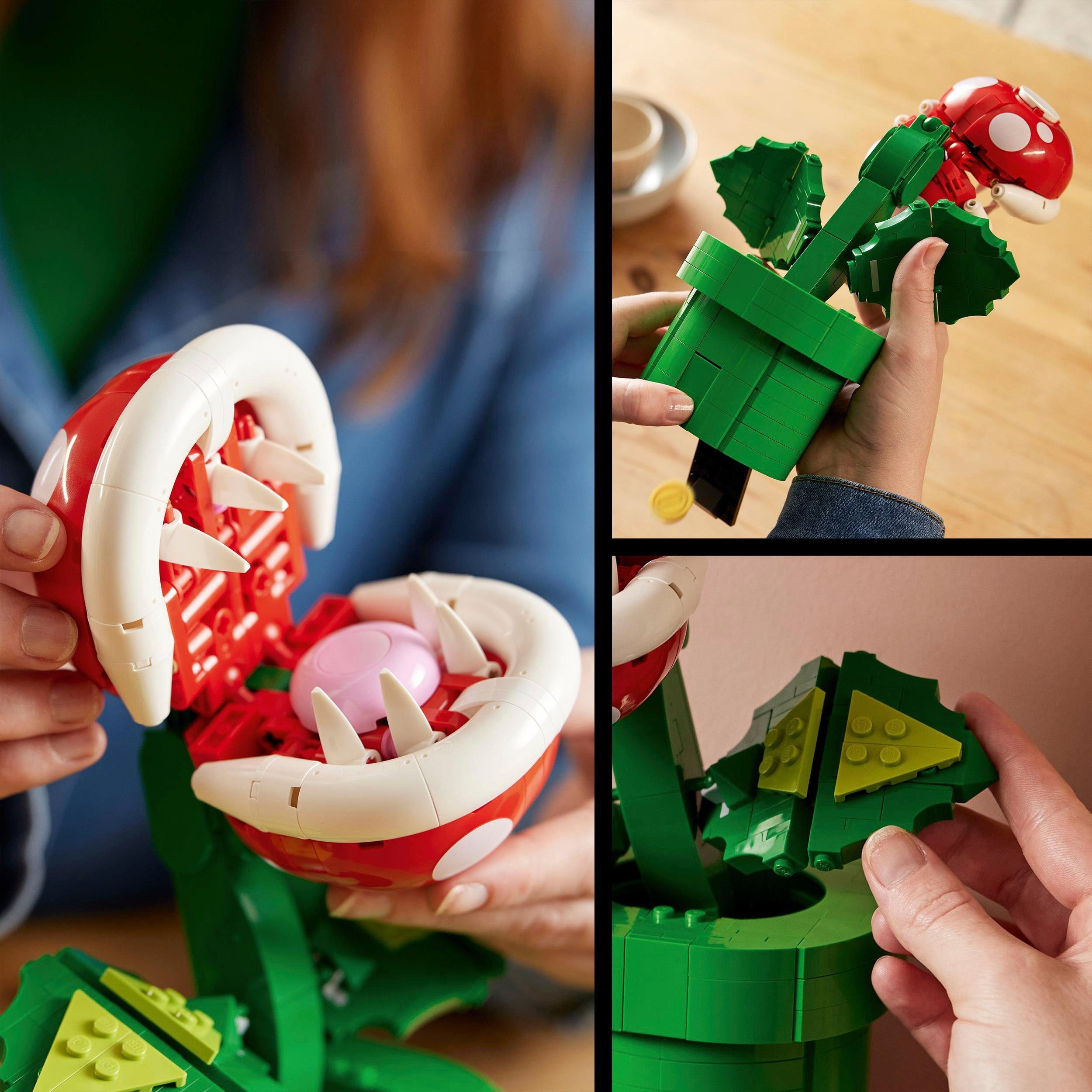LEGO® Konstruktionsspielsteine Piranha-Pflanze (71426), LEGO® Super Mario, (540 St), Made in Europe
