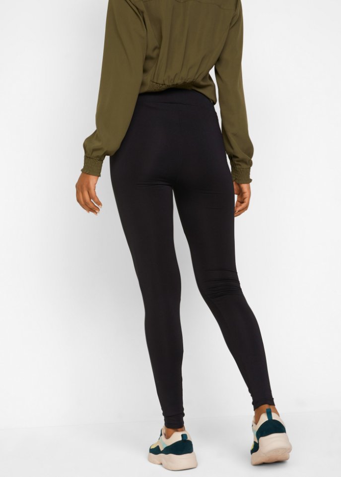 Highwaist Thermo-Leggings mit breitem Bequembund