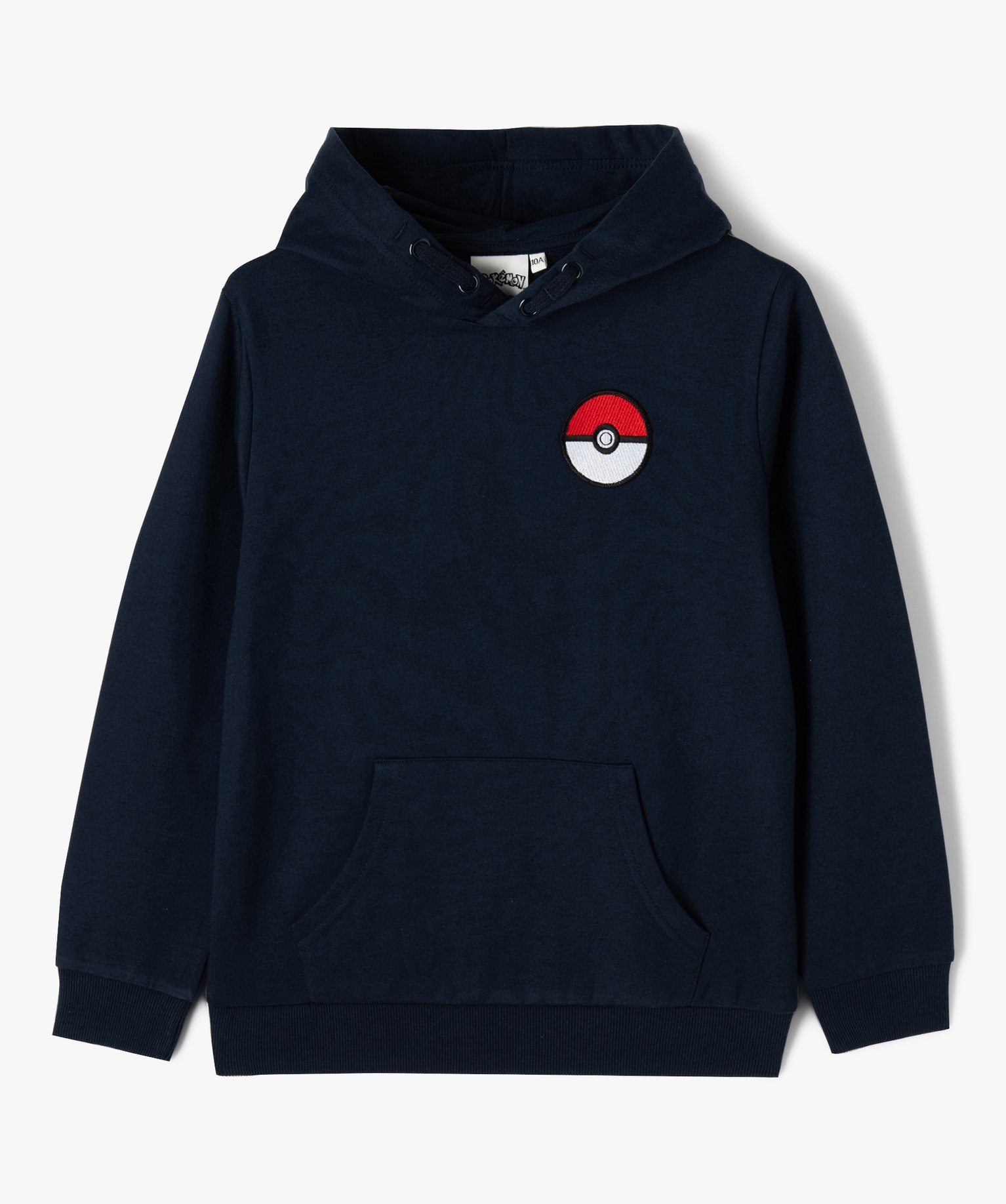 Sweat à capuche imprimé Pikachu Garçon - Pokémon marine | GEMO