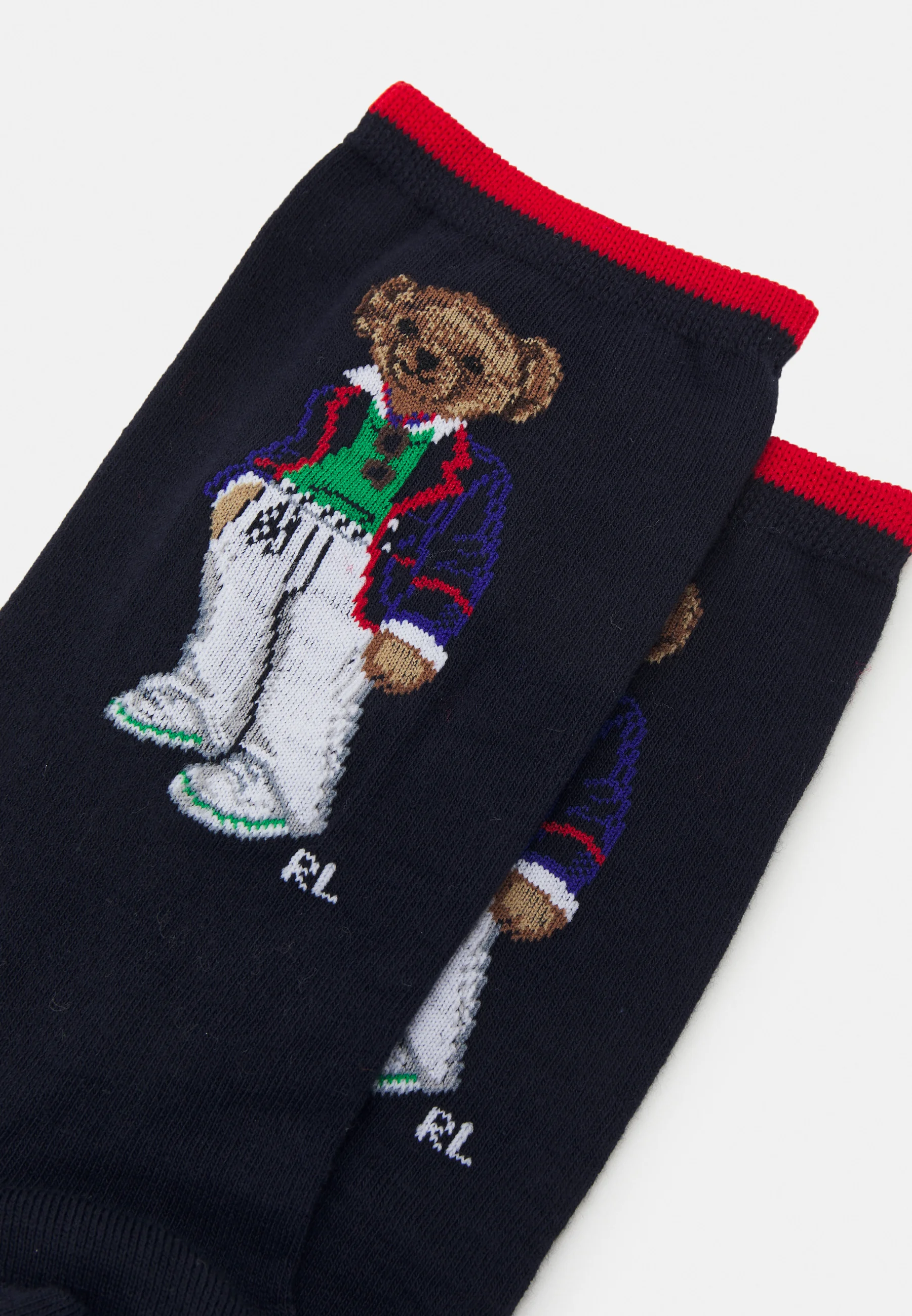 Calcetines individuales de cuello redondo Spring Bear de Polo Ralph Lauren - Calcetines