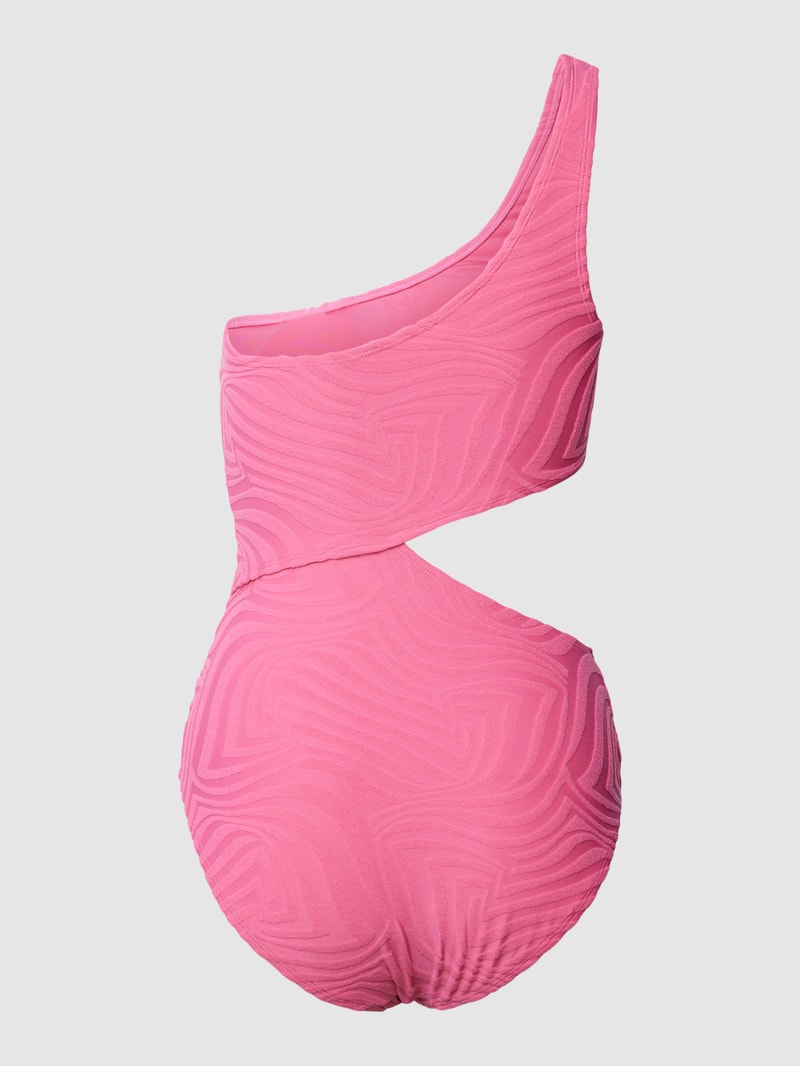 Badeanzug mit Allover-Muster Modell 'ALBA BEACH' in pink