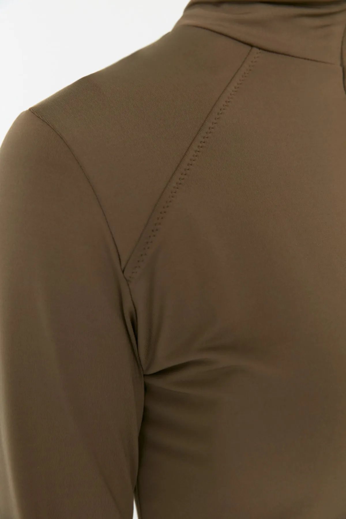 Trendyol Modest  Nerzfarbenes, langärmliges Performance-Strick-4-teiliges Badeanzug-Set TCTSS22CF0012