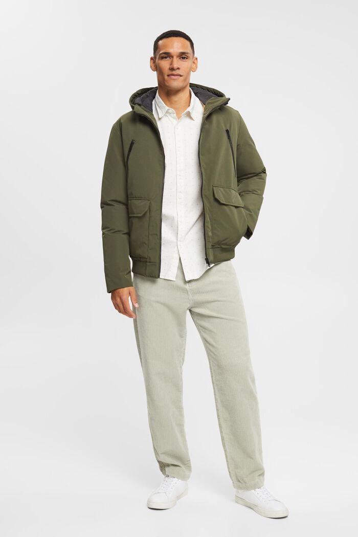 Button-Down-Hemd mit Micro-Print