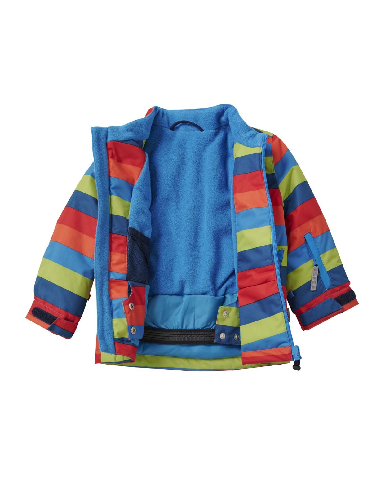Schneejacke Stern Baby, bunt gestreift