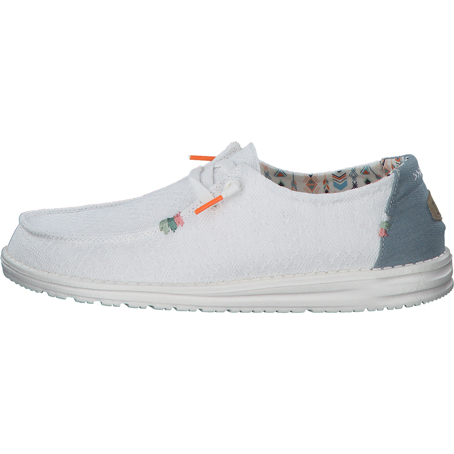 Hey Dude 40054, Schnürschuhe, Damen, white crochet