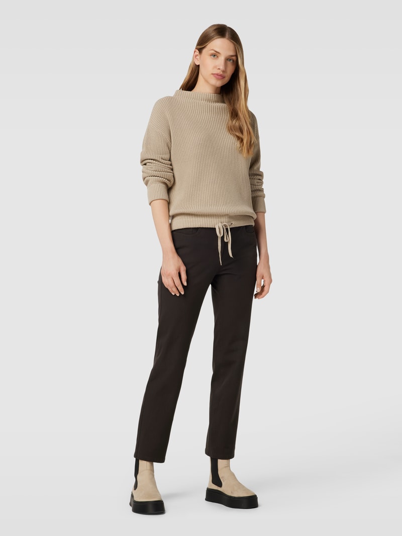Jeans im 5-Pocket-Design Modell 'CORA' in schokobraun