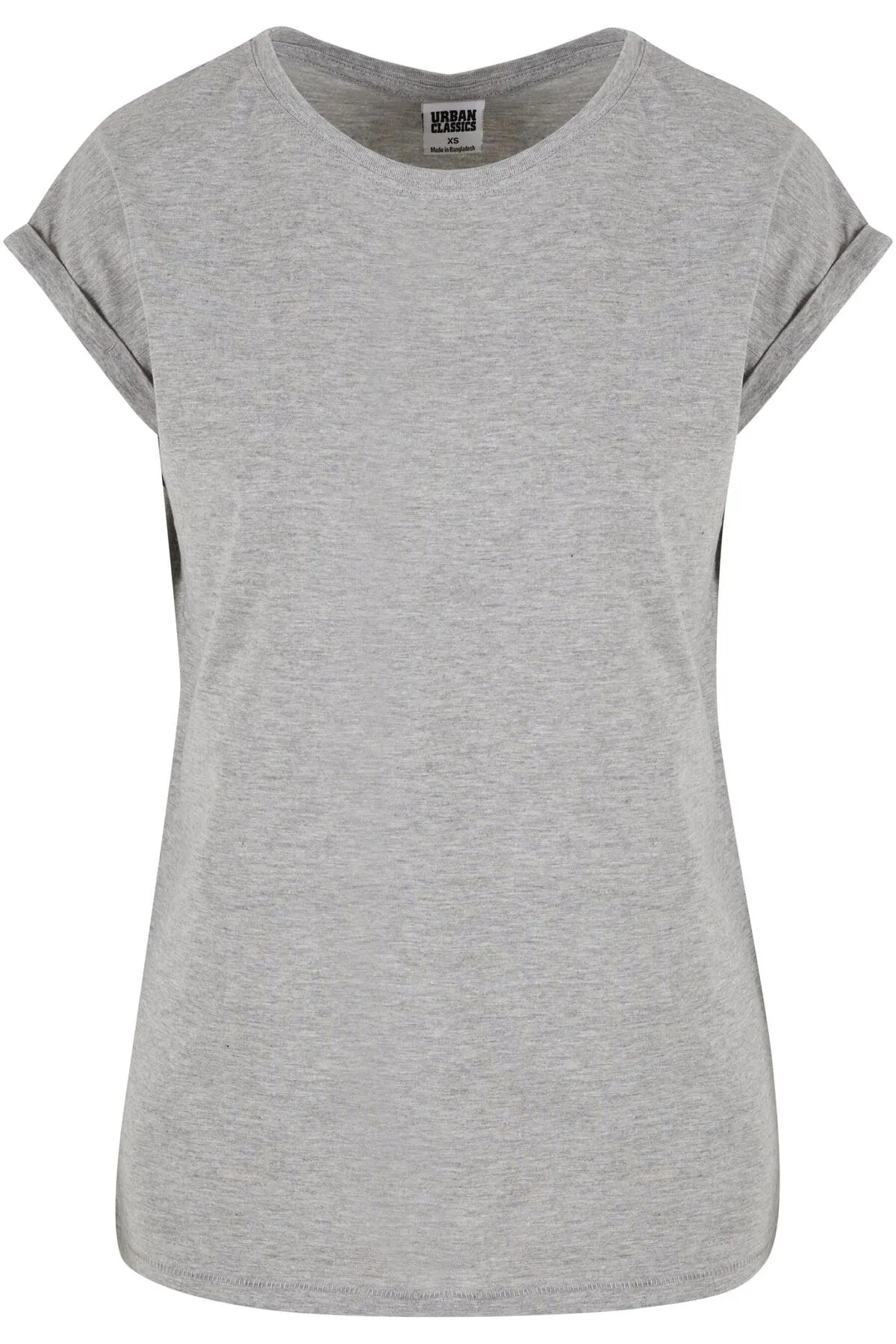 Urban Classics  Damen T-Shirt mit verlängerter Schulterpartie für Damen