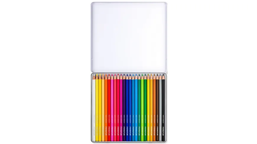 STAEDTLER Buntstifte im Sechskantformat 24 Farben